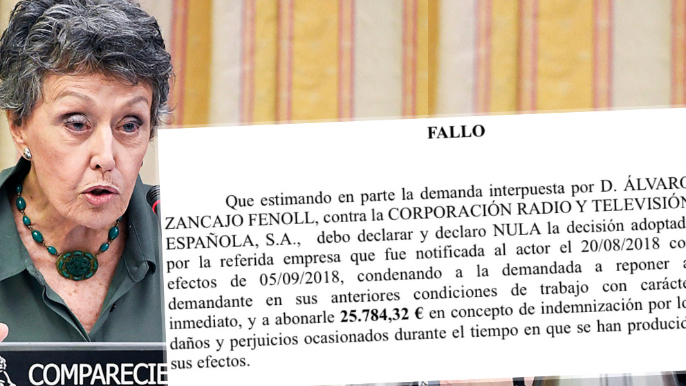 La justicia obliga Rosa María Mateo a indemnizar a Álvaro Zancajo.