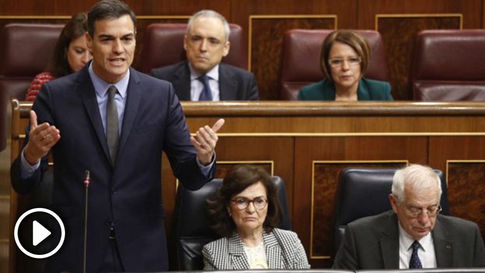 Pedro Sánchez en el Congreso. Foto: Europa Press