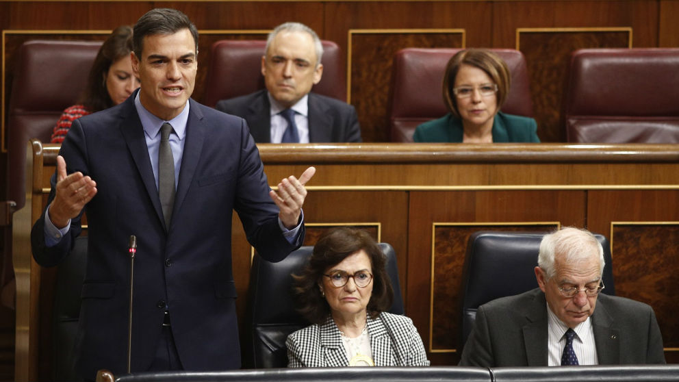 Pedro Sánchez en el Congreso. Foto: Europa Press