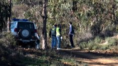 Efectivos de la Guardia Civil, durante la búsqueda del cuerpo de Laura Luelmo.