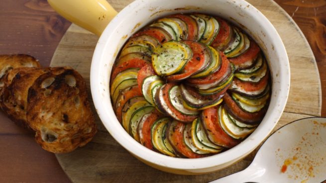 Receta de ratatouille al microondas