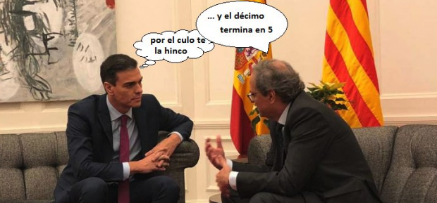 Los mejores memes a costa de la ‘cumbre’ entre Sánchez y Torra