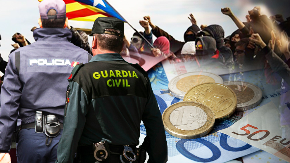 Policía y Guardia Civil en Cataluña.