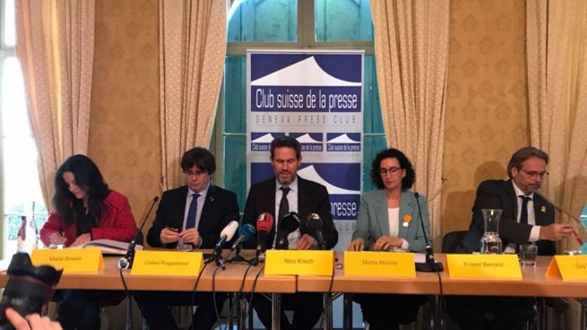 Puigdemont y los diputados suspendidos denuncian ante la ONU su «vulneración» de derechos