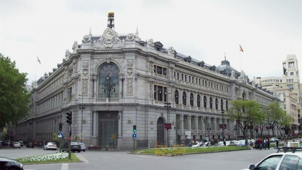 La sede del Banco de España en Madrid.