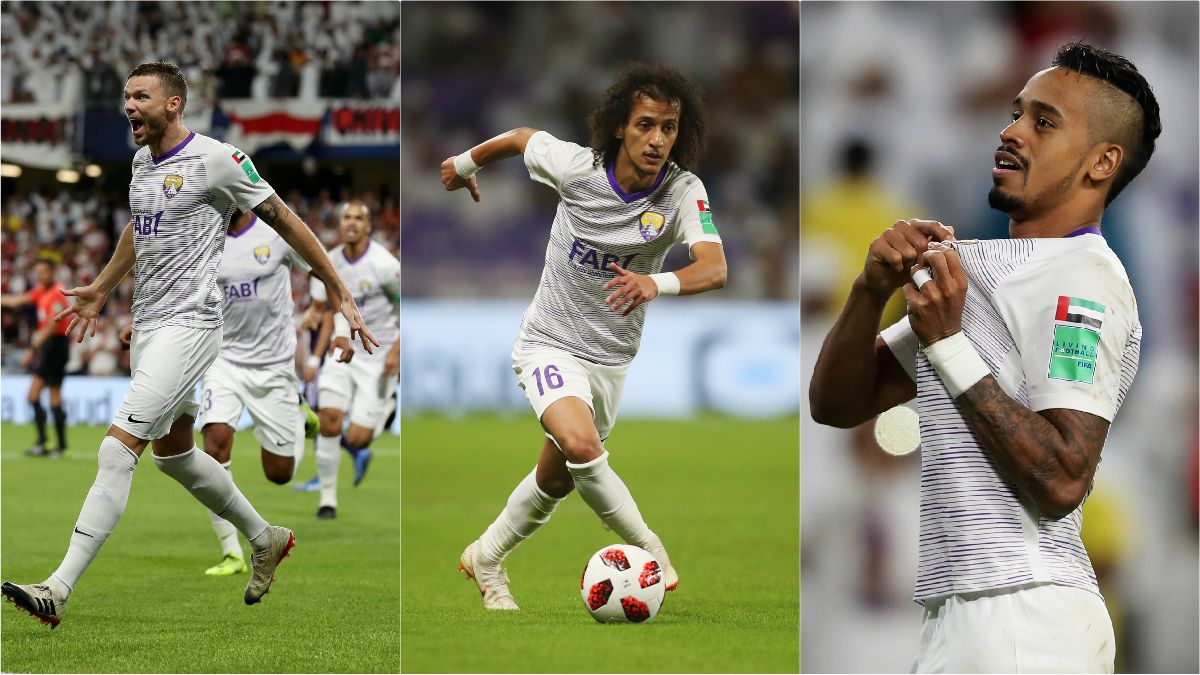 Marcus Berg, Mohamed Abdulrahman y Caio, las estrellas del Al-Ain.