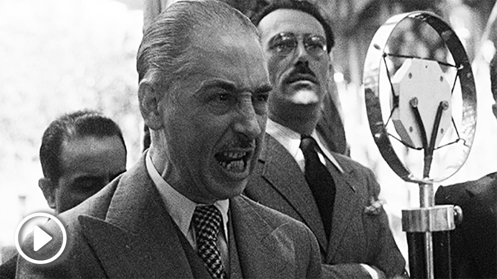Lluís Companys, líder del golpe separatista de 1934 y responsable de más de 8.000 asesinatos.