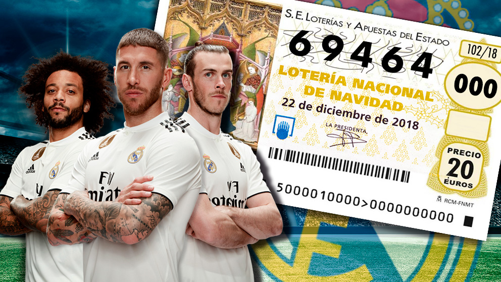 El Real Madrid jugará este número de Lotería en el sorteo de Navidad del sábado.