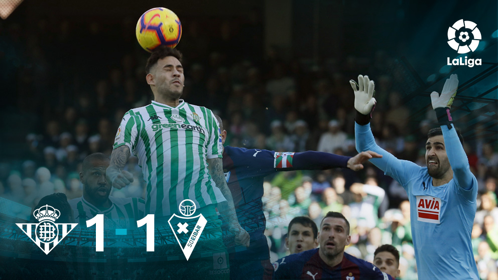 Betis y Eibar empatan. (EFE)