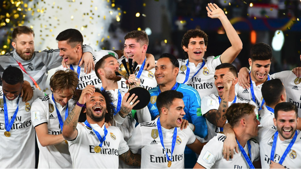 El Madrid, campeón del mundo por séptima vez. (AFP)