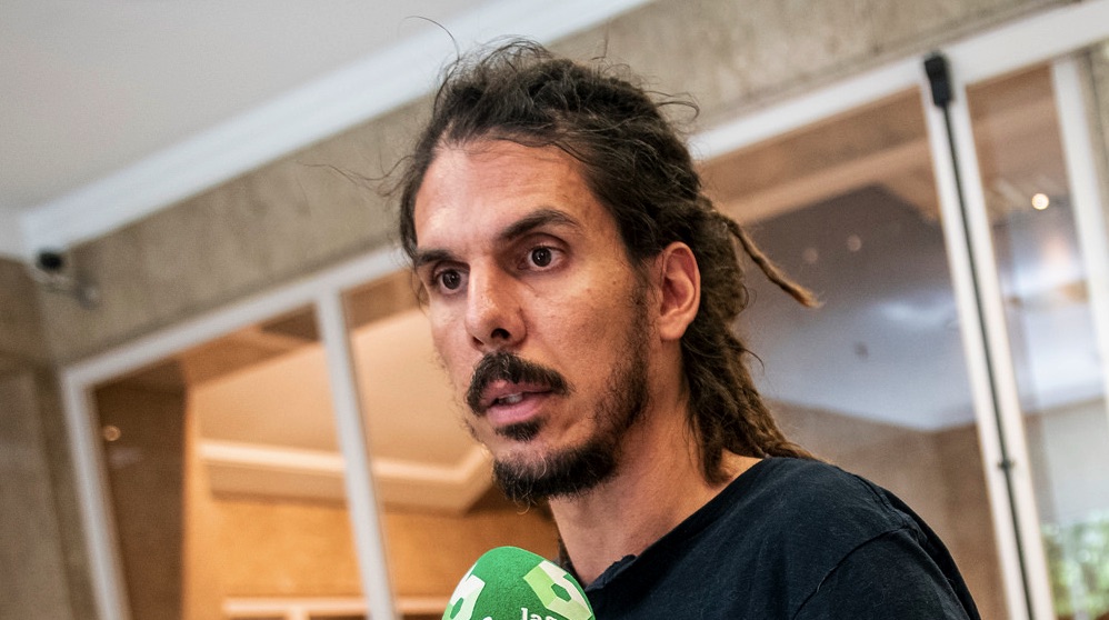 Alberto Rodríguez en el Congreso. (Foto. Podemos)