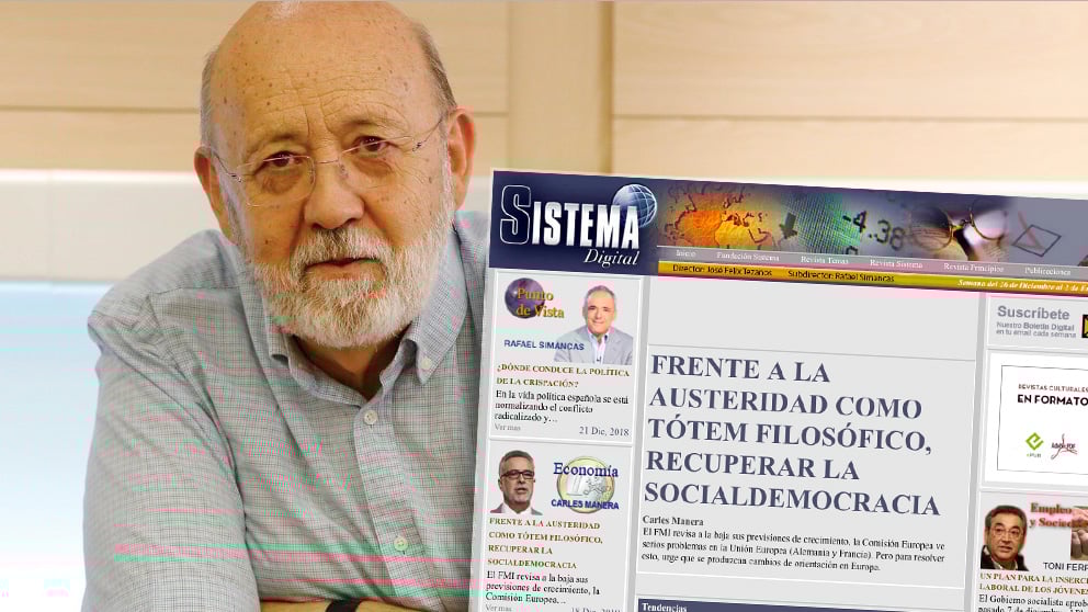 Tezanos y su revista ‘Sistema»