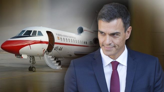 La última excusa de Sánchez para no revelar el coste de sus viajes: «Es un avión de Defensa»