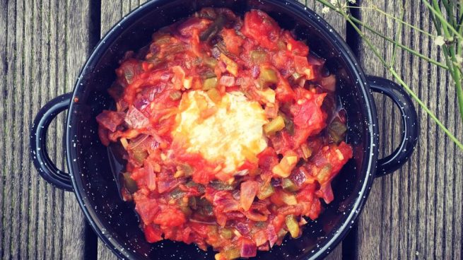 pisto con huevos