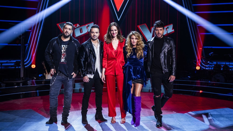 Pablo López, Antonio Orozco, Paulina Rubio y Luis Fonsi, los coaches de ‘La Voz’