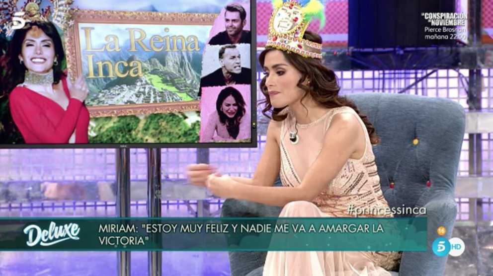 Miriam, la reina Inca, en ‘Sábado Deluxe’