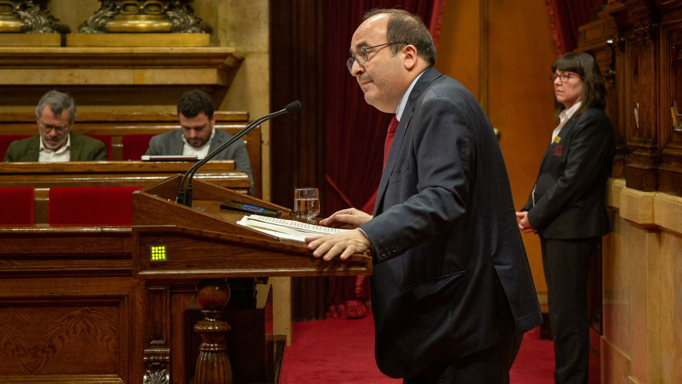El líder del PSC, Miquel Iceta. Foto: Europa Press