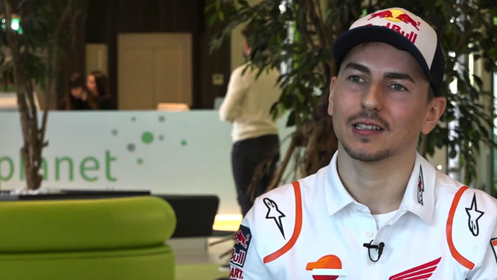 Jorge Lorenzo viste los colores del equipo HRC.