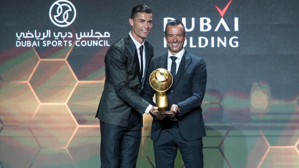 Cristiano Ronal y Jorge Mendes