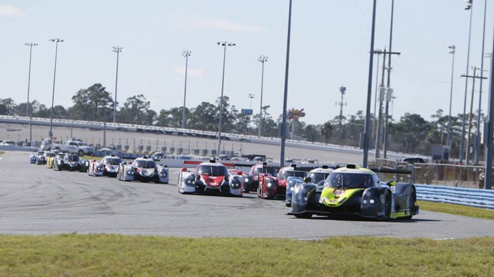 Un instante de la sesión libre de las 24 horas de Daytona. (@Rolex24Hours)