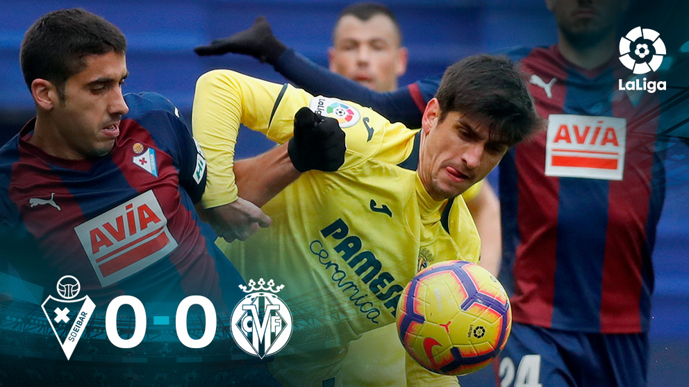 Eibar – Villarreal: resultado del partido de La Liga Santander.