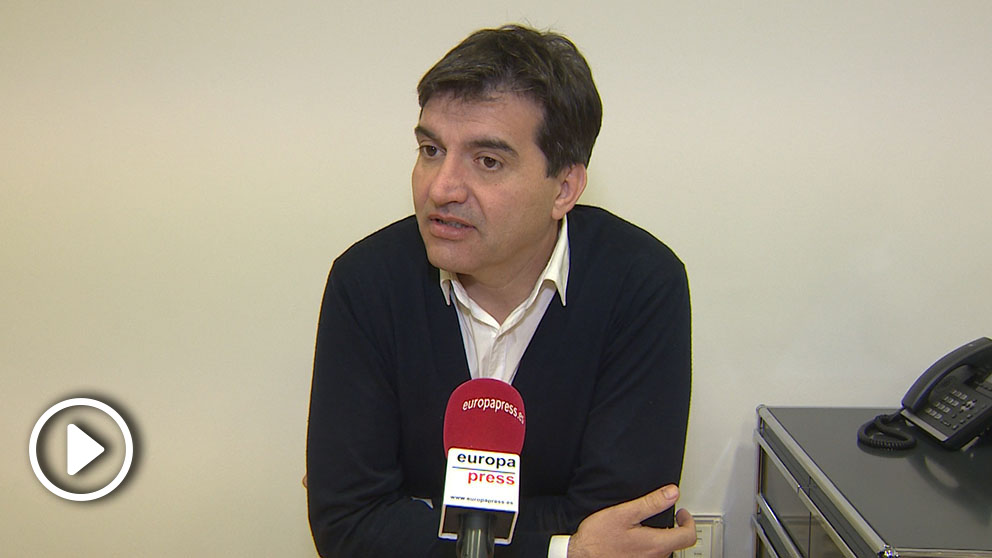 El portavoz de ERC en el Parlament, Sergi Sabrià, en una entrevista. (Foto y vídeo: EP)