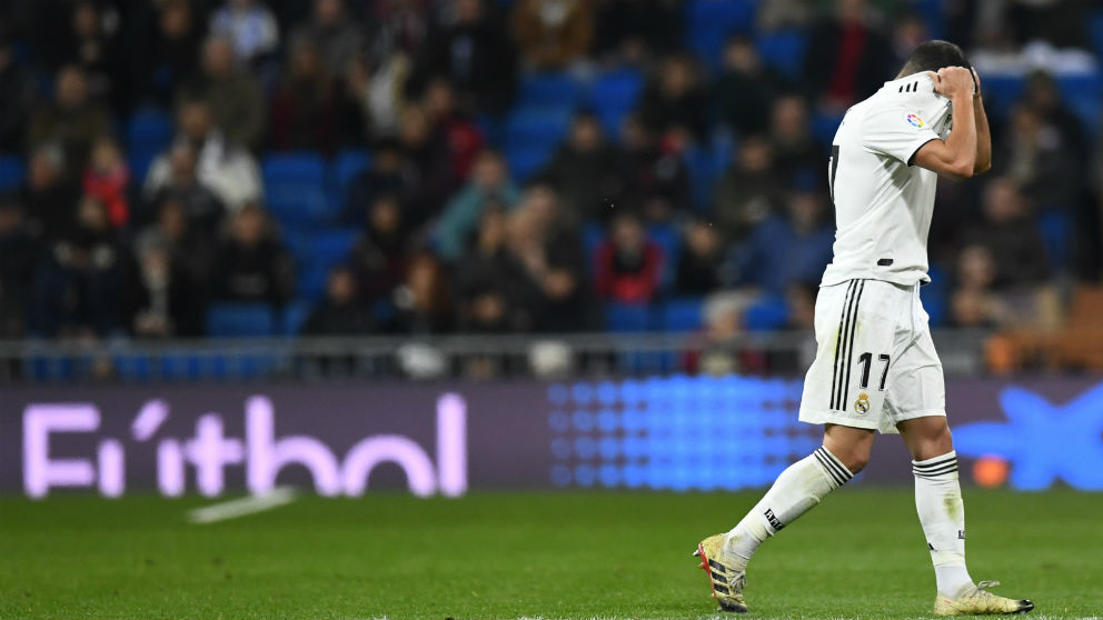 Una imagen del Bernabéu en el Real Madrid-Real Sociedad. (Getty)