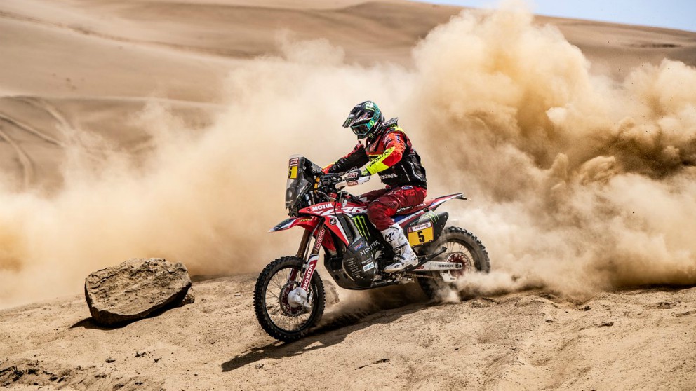 Joan Barreda, primer líder del Rally Dakar 2019 en motos.