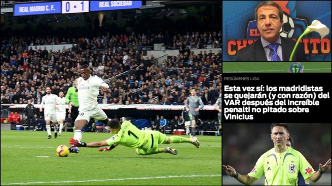 El penalti robado al Real Madrid indigna hasta a… ¡Cristóbal Soria!