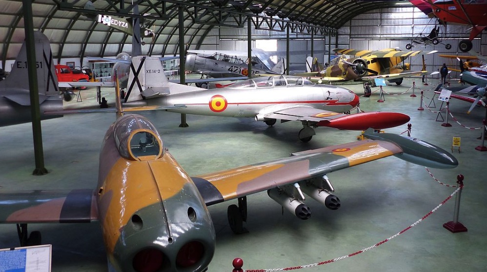 Uno de los hangares del Museo de Cuatro Vientos.