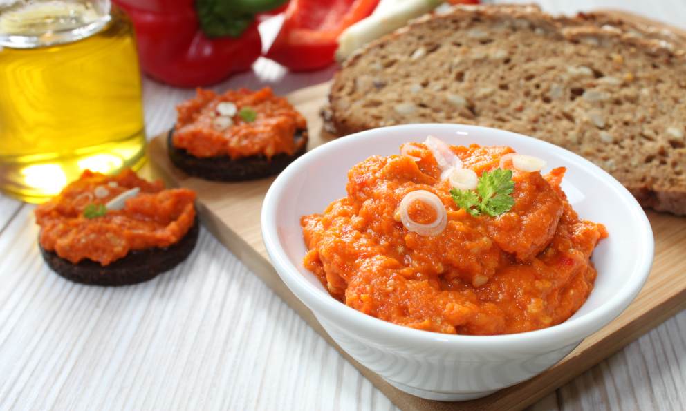 Receta de paté de pimientos