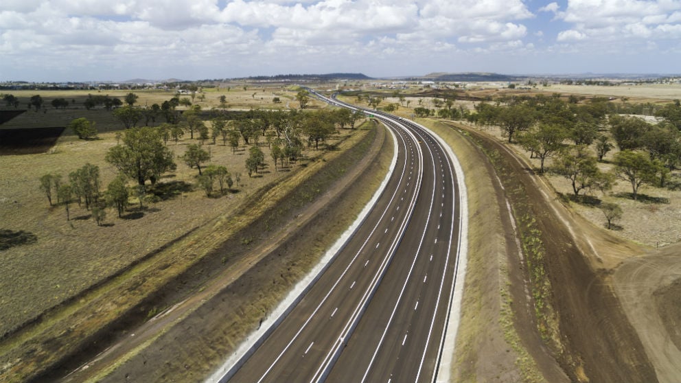 Asfalto español en plena montaña de Australia (Foto: Ferrovial)