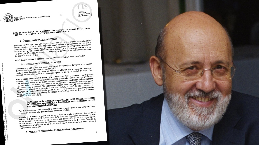 José Félix Tezanos, presidente del Centro de Investigaciones Sociológicas (CIS).