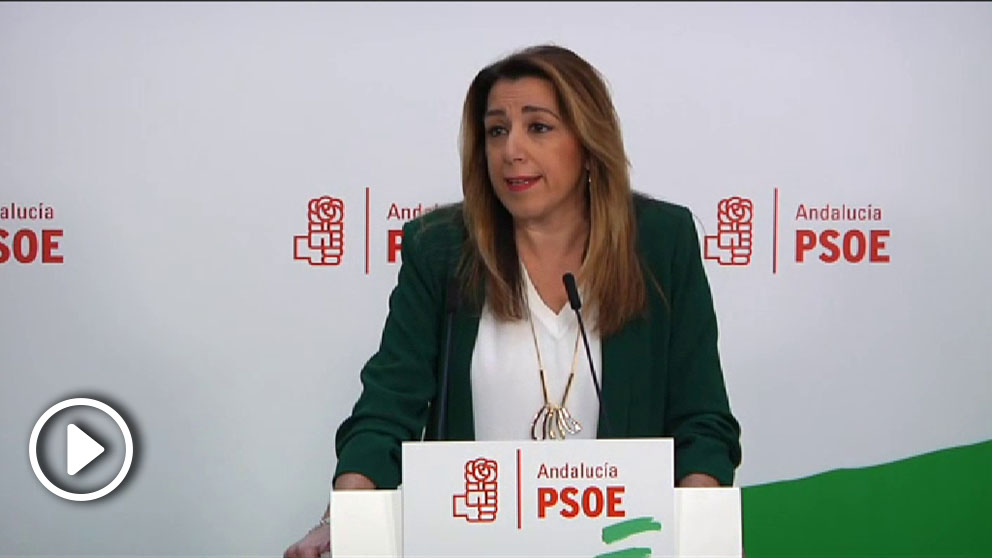 Susana Díaz, en rueda de prensa. (Vídeo: Atlas)