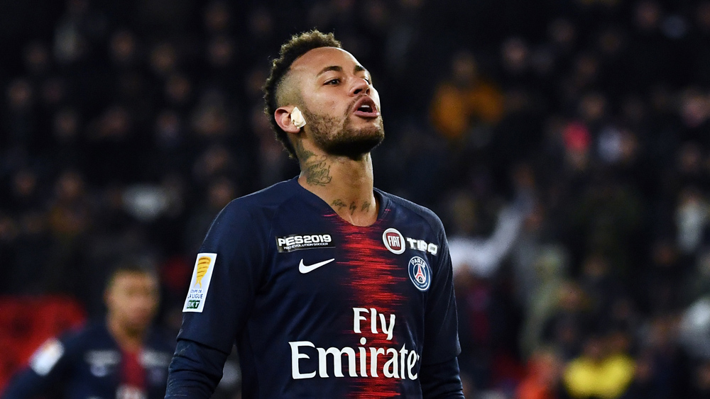 Neymar, en un partido reciente del PSG (AFP).