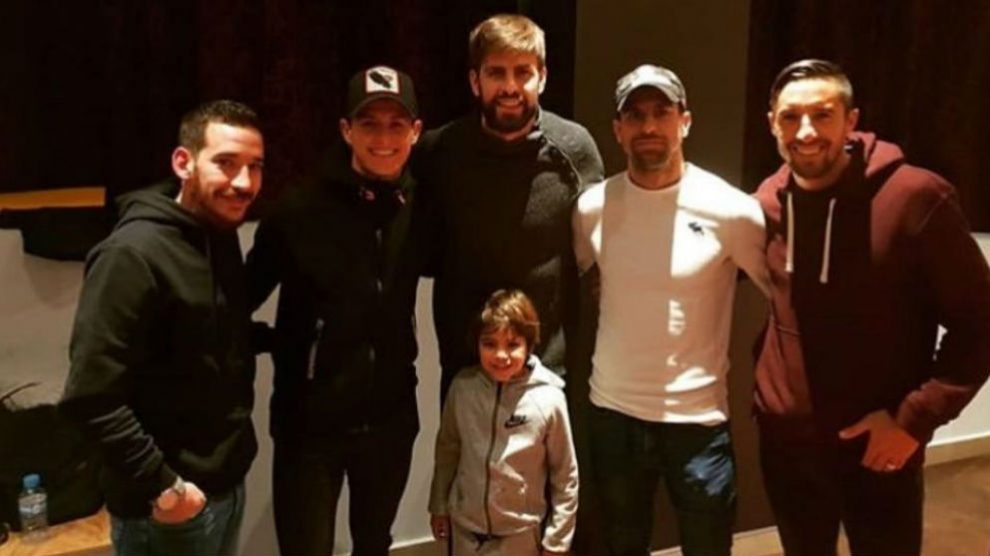 Piqué, durante su visita a Andorra.