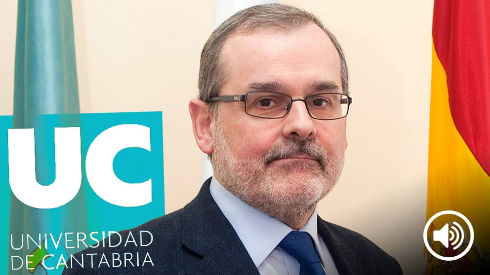 El rector de la Universidad de Cantabria, Ángel Pazos