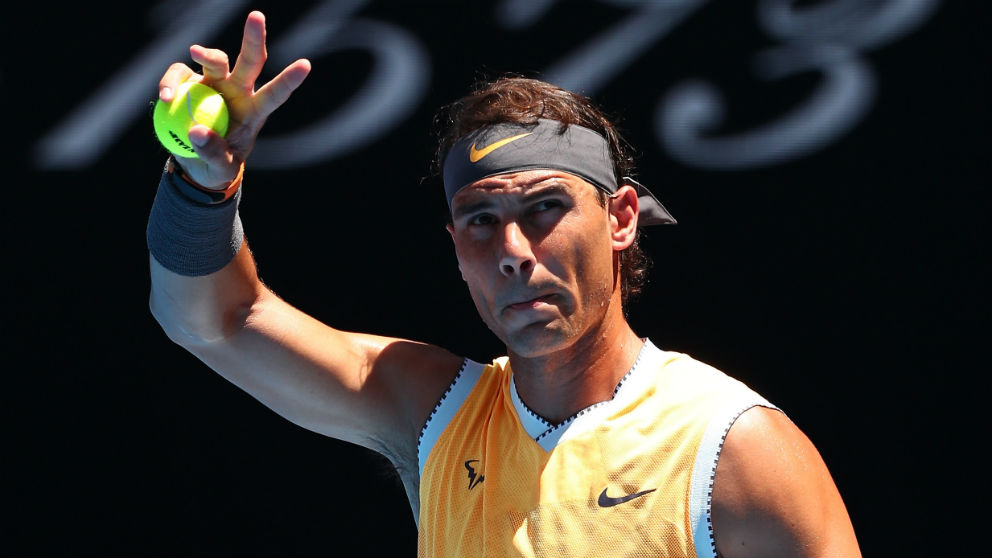 Rafa Nadal ya está en cuartos de final del Open de Australia 2019. (Getty)