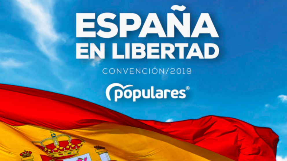 Cartel de la Convención del PP