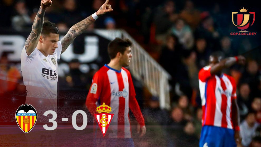 Copa del Rey: Valencia – Sporting de Gijón | Partido de hoy de la Copa del Rey, resultado.