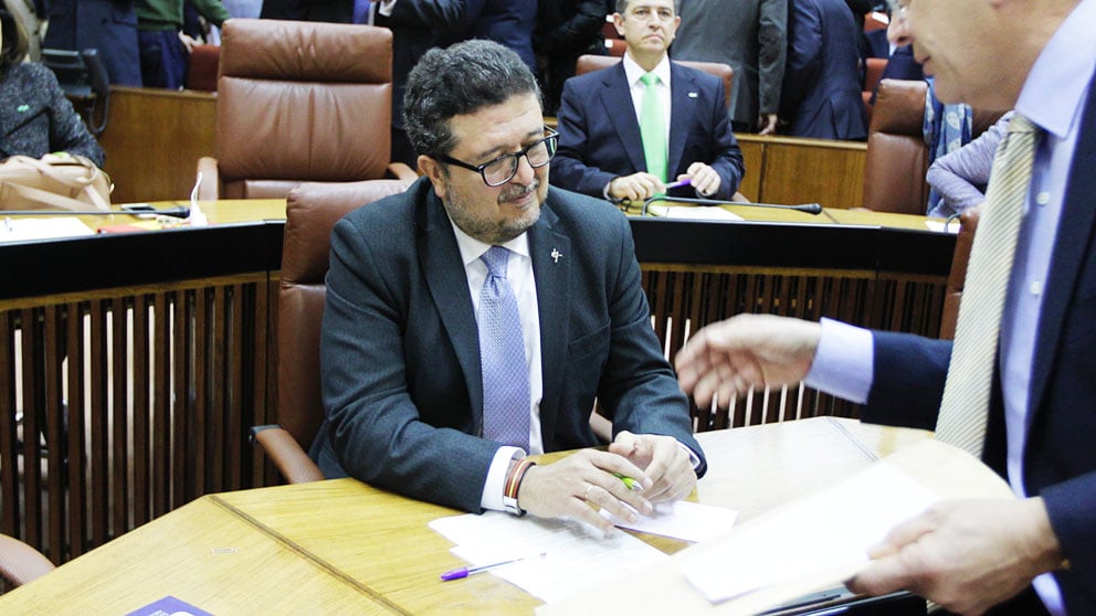 Francisco Serrano, líder de VOX Andalucía. Foto: FRANCISCO TOLEDO