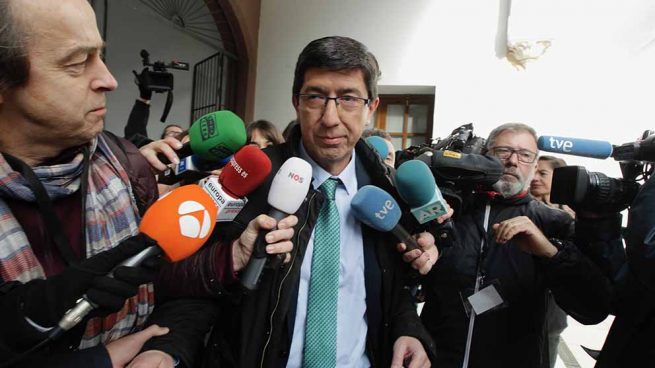 El vicepresidente de la Junta y líder de Ciudadanos en Andalucía, Juan Marín. (Foto: Francisco Toledo)