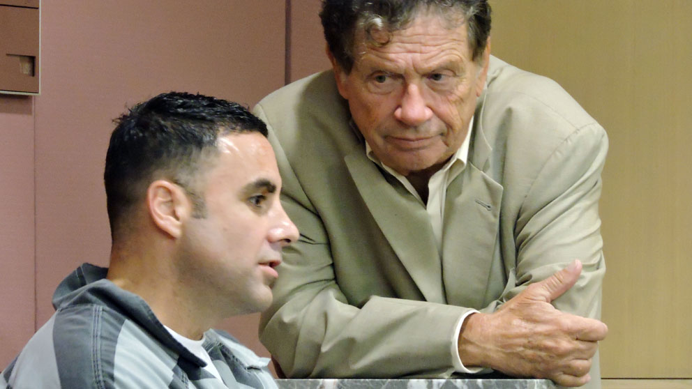 Pablo Ibar en una foto de 2016 durante una de las sesiones de su juicio. Foto: AFP