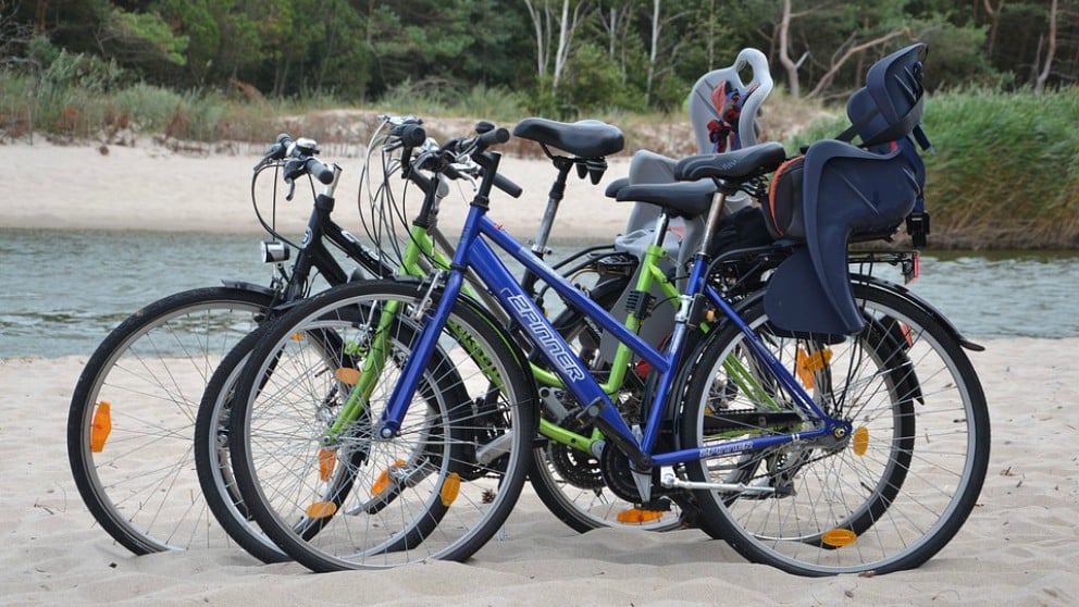 salir en bici con el bebé