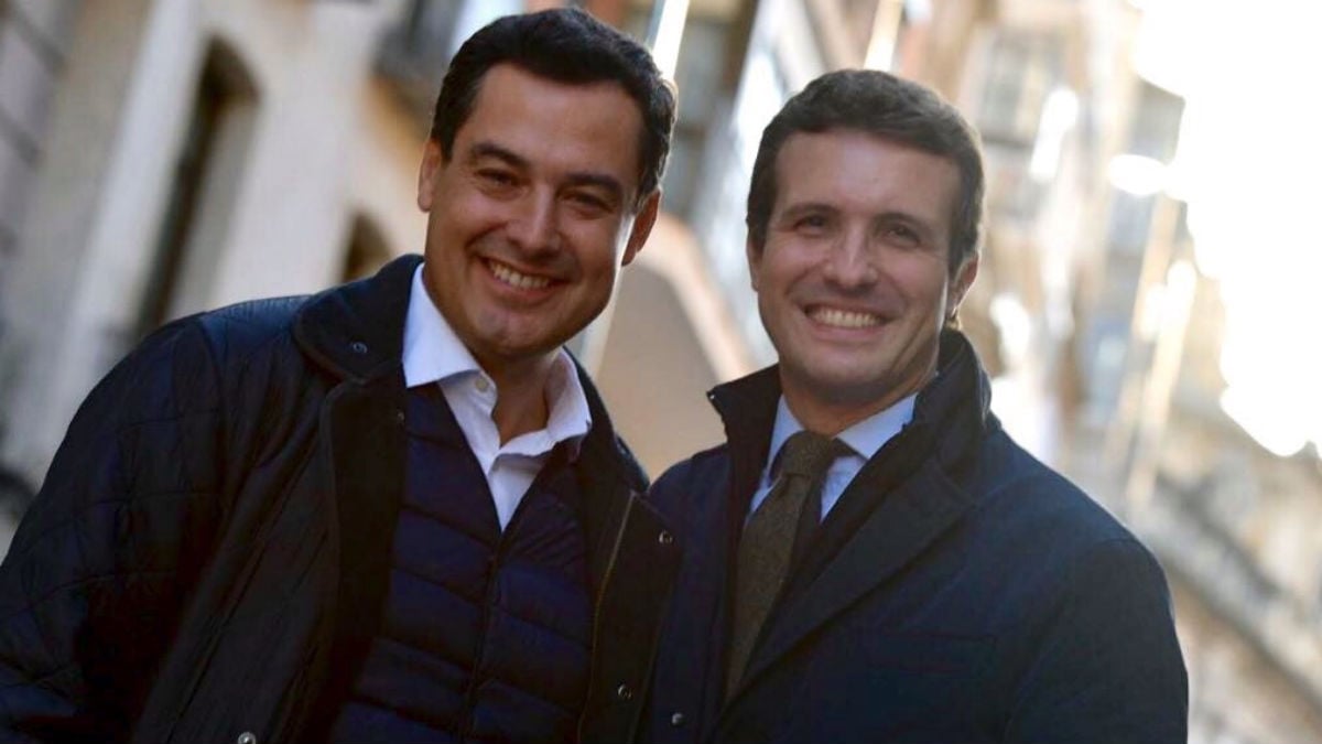 Pablo Casado con Juanma Moreno esta semana (RRSS).