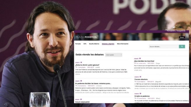 Los militantes de Podemos hartos de Iglesias: «El problema eres tú y tu vanidad»