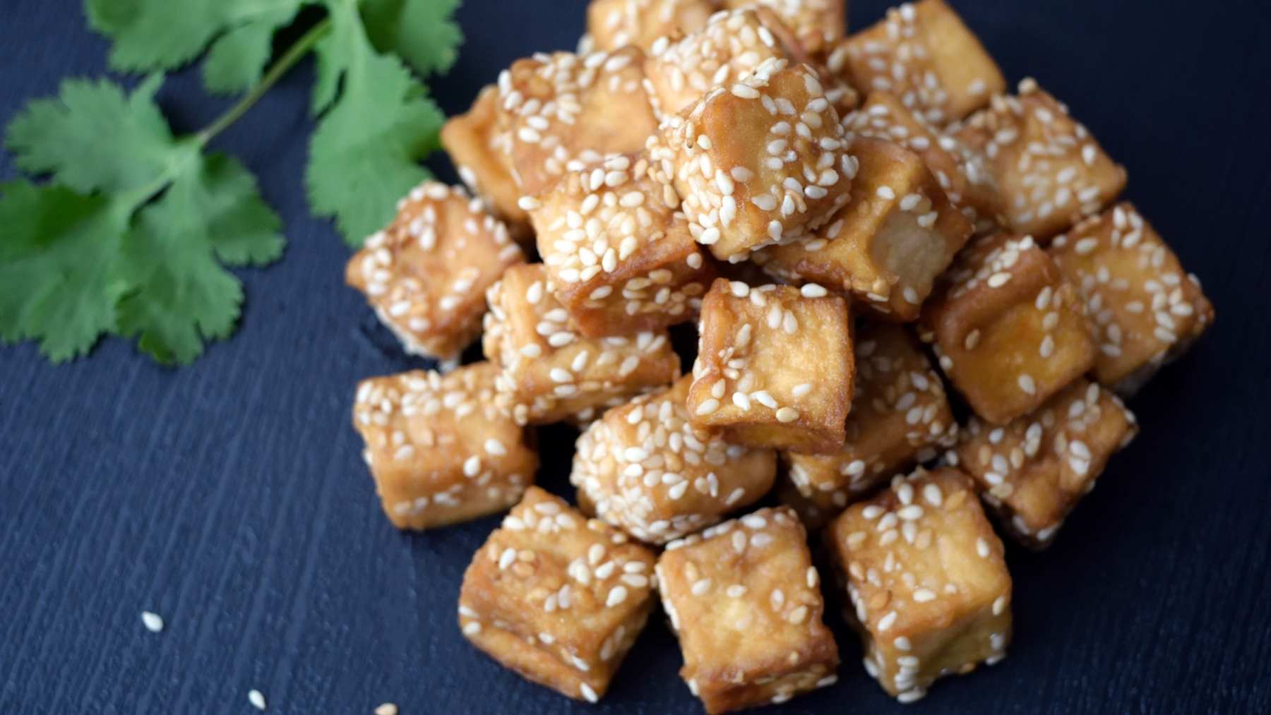 Tofu al sésamo: receta 100% vegana