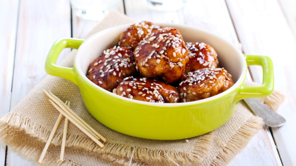 Receta de Albóndigas con salsa de miel