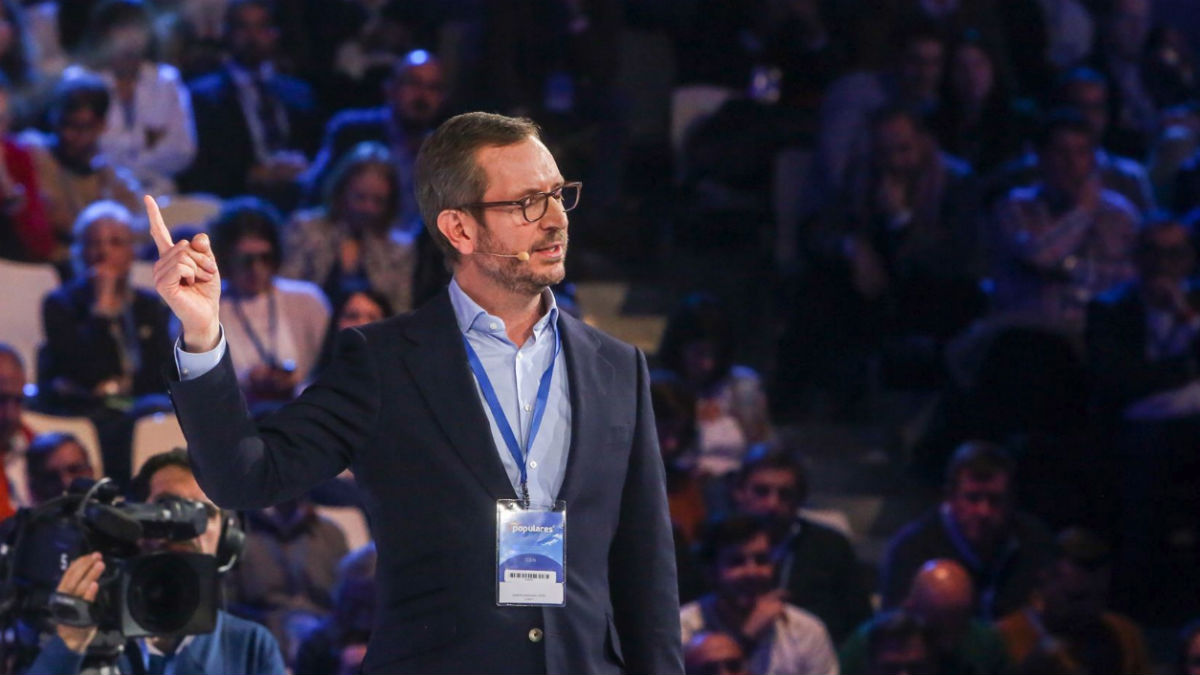 Javier Maroto en la convención del PP (EP).