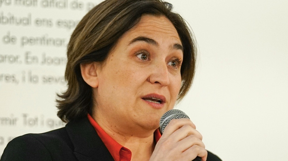 La alcaldesa en funciones Ada Colau. (Foto. Ayuntamiento de Barcelona)